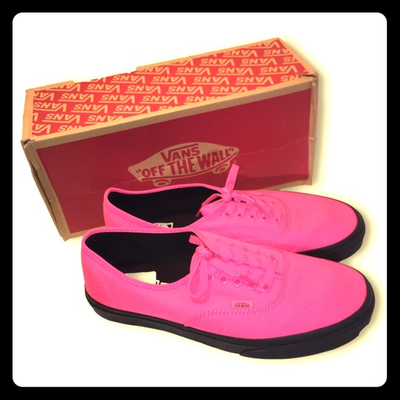 Vans Other - NIB Lace Up Pink Vans Sneakers with box